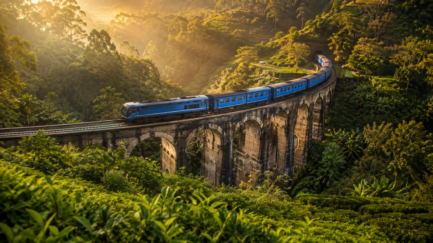 Nine Arches & Mountain Train